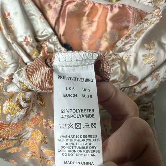 NWT PrettyLittleThing floral Bardot dress - Picture 6 of 7